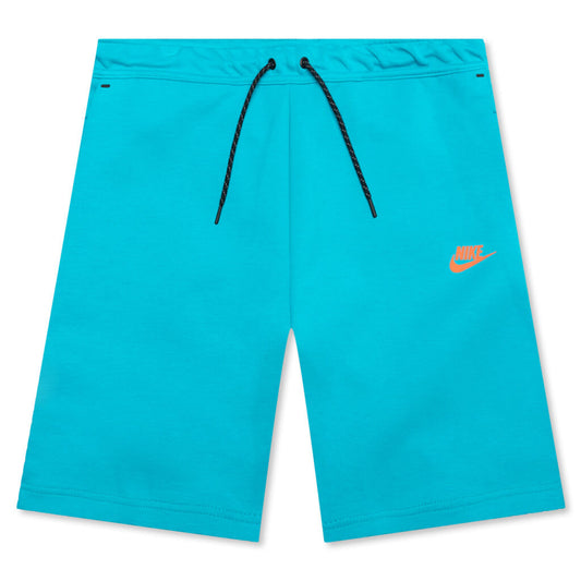 Sportswear Tech Fleece Shorts - Aquamarine/Turf Orange