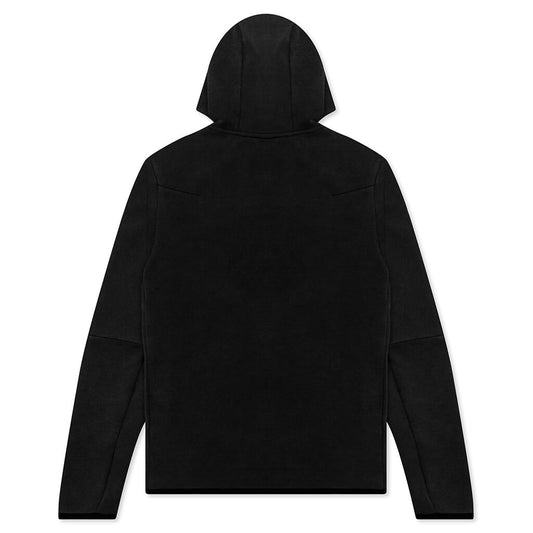 Sportswear Tech Fleece Washed Full-Zip Hoodie - Black/Black
