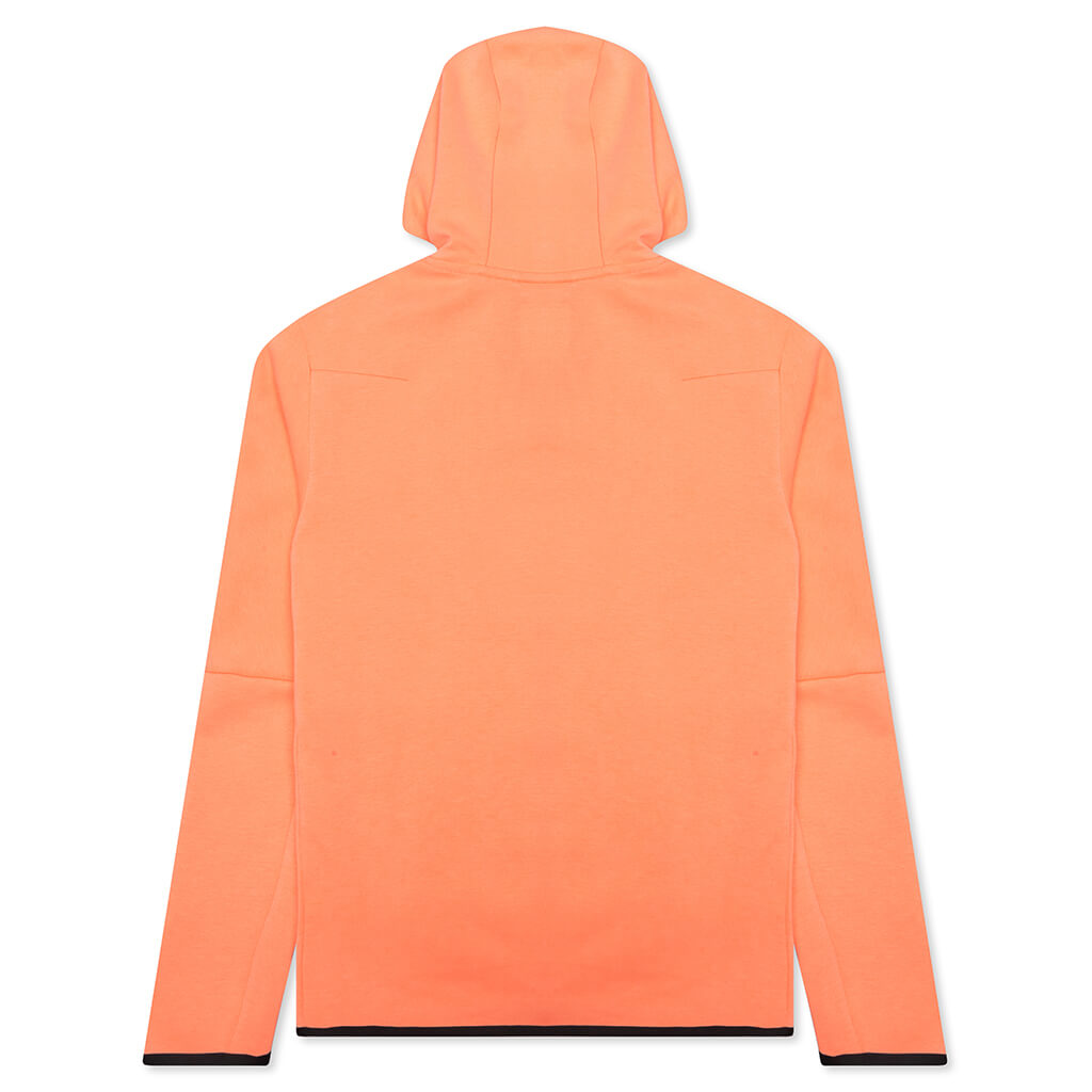 Sportswear Tech Fleece Washed Full-Zip Hoodie - Orange Frost/Black
