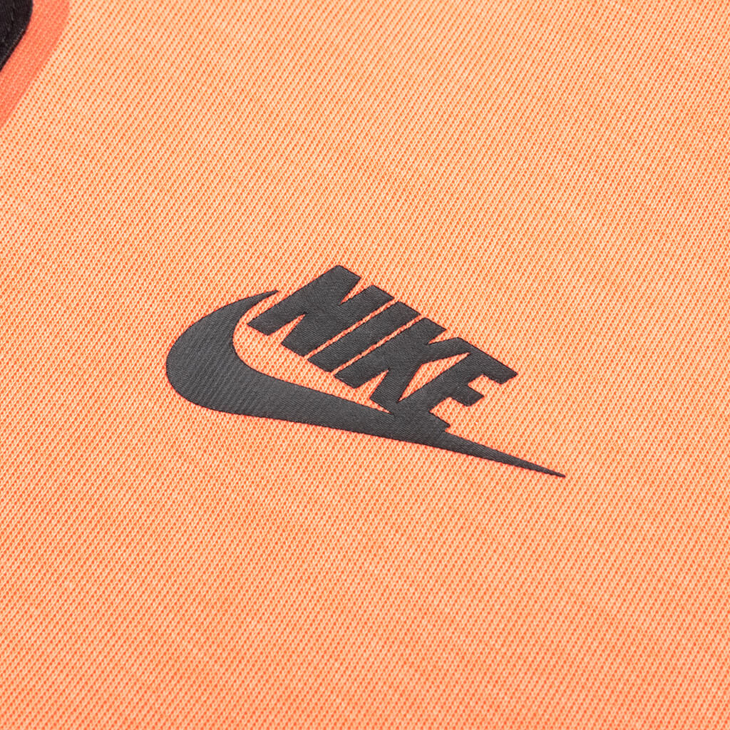 Sportswear Tech Fleece Washed Full-Zip Hoodie - Orange Frost/Black