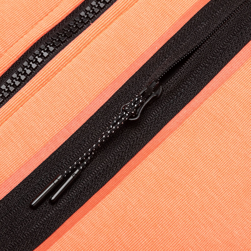 Sportswear Tech Fleece Washed Full-Zip Hoodie - Orange Frost/Black