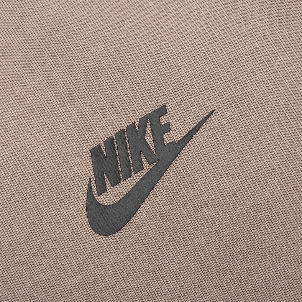 Sportswear Tech Fleece Washed Full-Zip Hoodie - Taupe Haze/Black