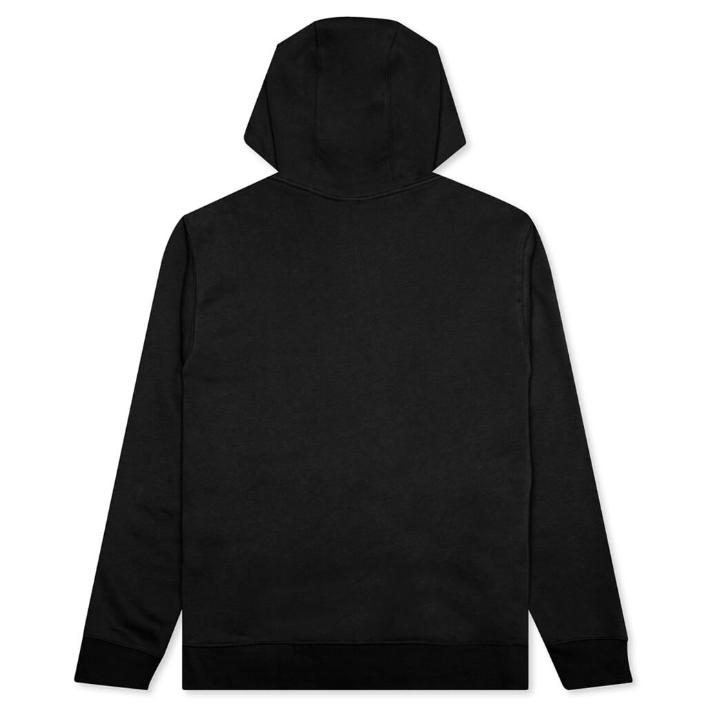 Sportswear Women's Club Essential 1/4 Zip Fleece Hoodie - Black/White