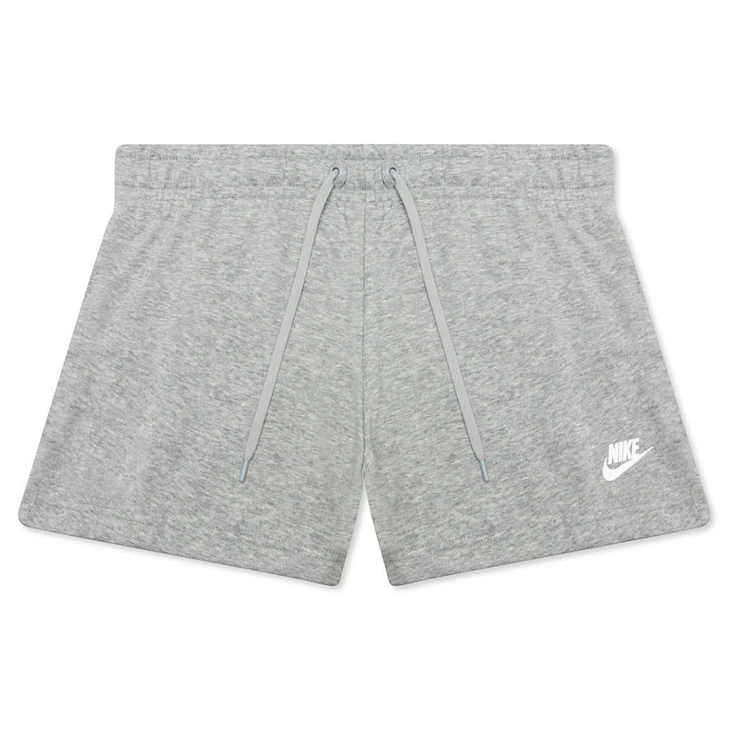 Sportswear Women's Club Fleece Shorts - DK Grey Heather/Matte Silver/White