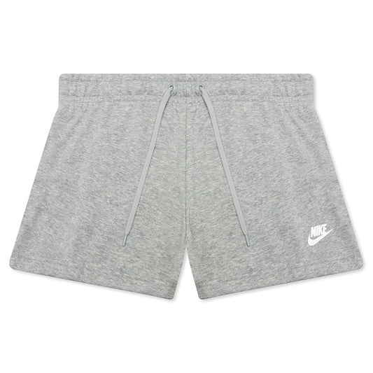 Sportswear Women's Club Fleece Shorts - DK Grey Heather/Matte Silver/White