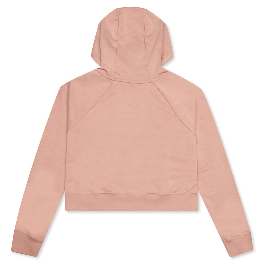 Sportswear Women's Essential Cropped Hoodie - Rose Whisper/White
