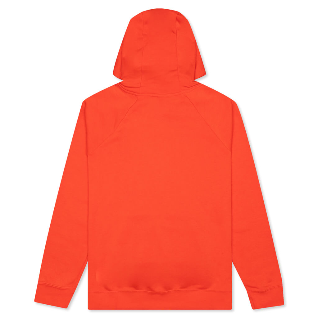 Sportswear Women’s Essential Fleece Pullover Hoodie - Chile Red/White