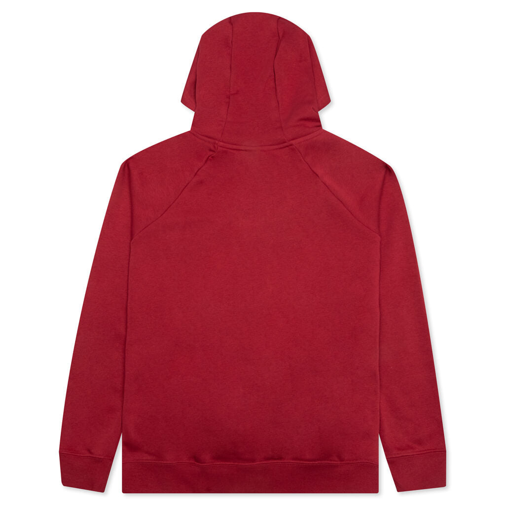 Sportswear Women’s Essential Fleece Pullover Hoodie - Pomegranate/Black