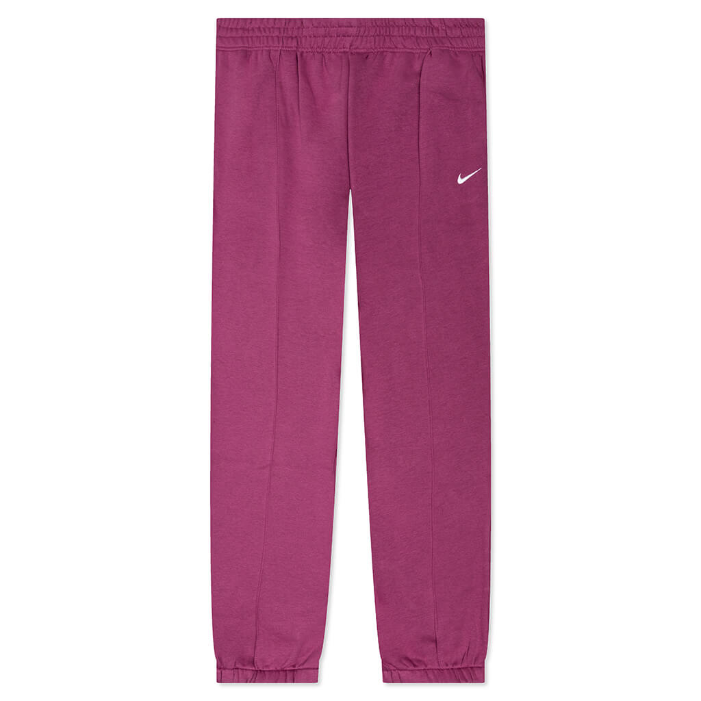 Sportswear Women’s Essentials Fleece Pants - Light Bordeaux/White