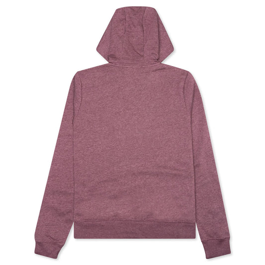 Sportswear Women's Fleece Full-Zip Hoodie - Dark Wine/Heather