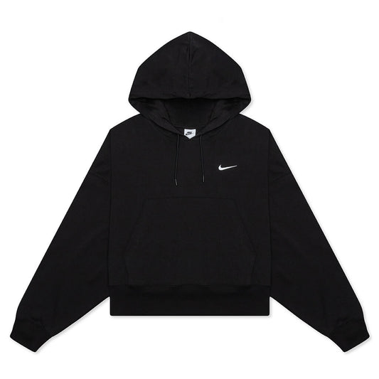 Sportswear Women's Oversized Pullover Hoodie - Black/White