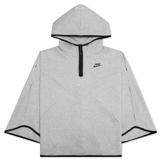 Sportswear Women's Tech Fleece Oversized Poncho - Dark Grey Heather/Black
