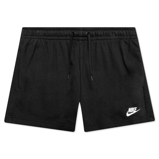Sportswear Women's Club Fleece Shorts - Black/Black/White