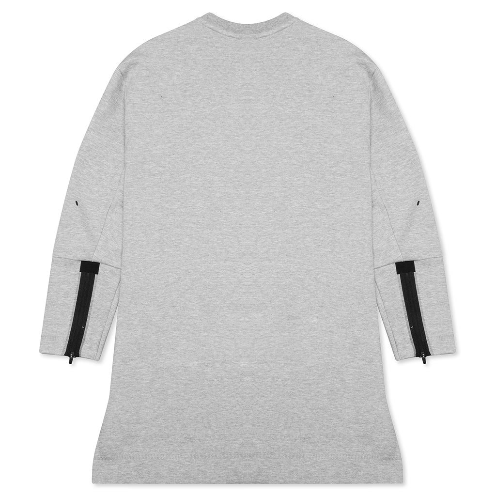 Sportswear Women's Tech Fleece Long Sleeve Dress - DK Grey Heather/Black