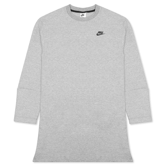 Sportswear Women's Tech Fleece Long Sleeve Dress - DK Grey Heather/Black