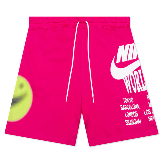 Sportswear World Tour French Terry Shorts - Fireberry