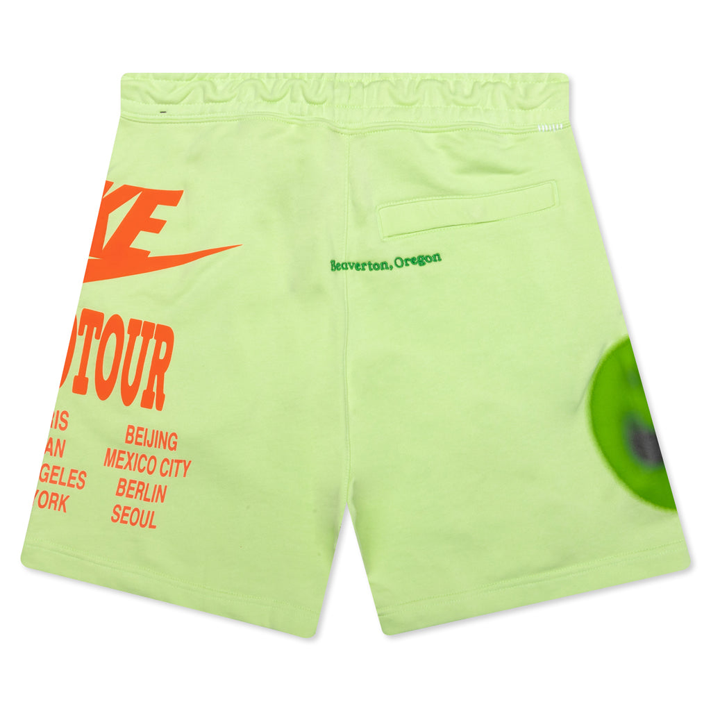 Sportswear World Tour French Terry Shorts - Light Liquid Lime
