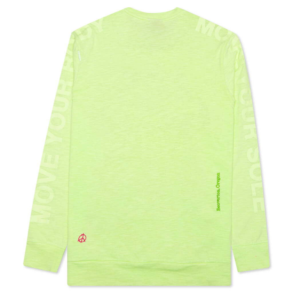 Sportswear World Tour L/S Top - Light Liquid Lime