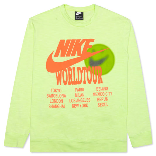 Sportswear World Tour L/S Top - Light Liquid Lime