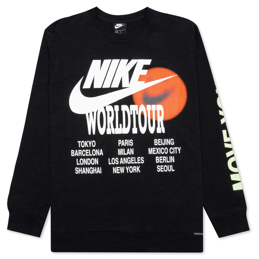 Sportswear World Tour L/S Top - Black