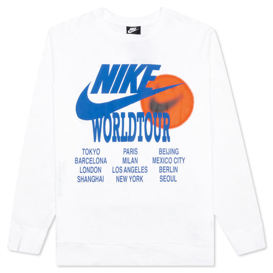 Sportswear World Tour L/S Top - White