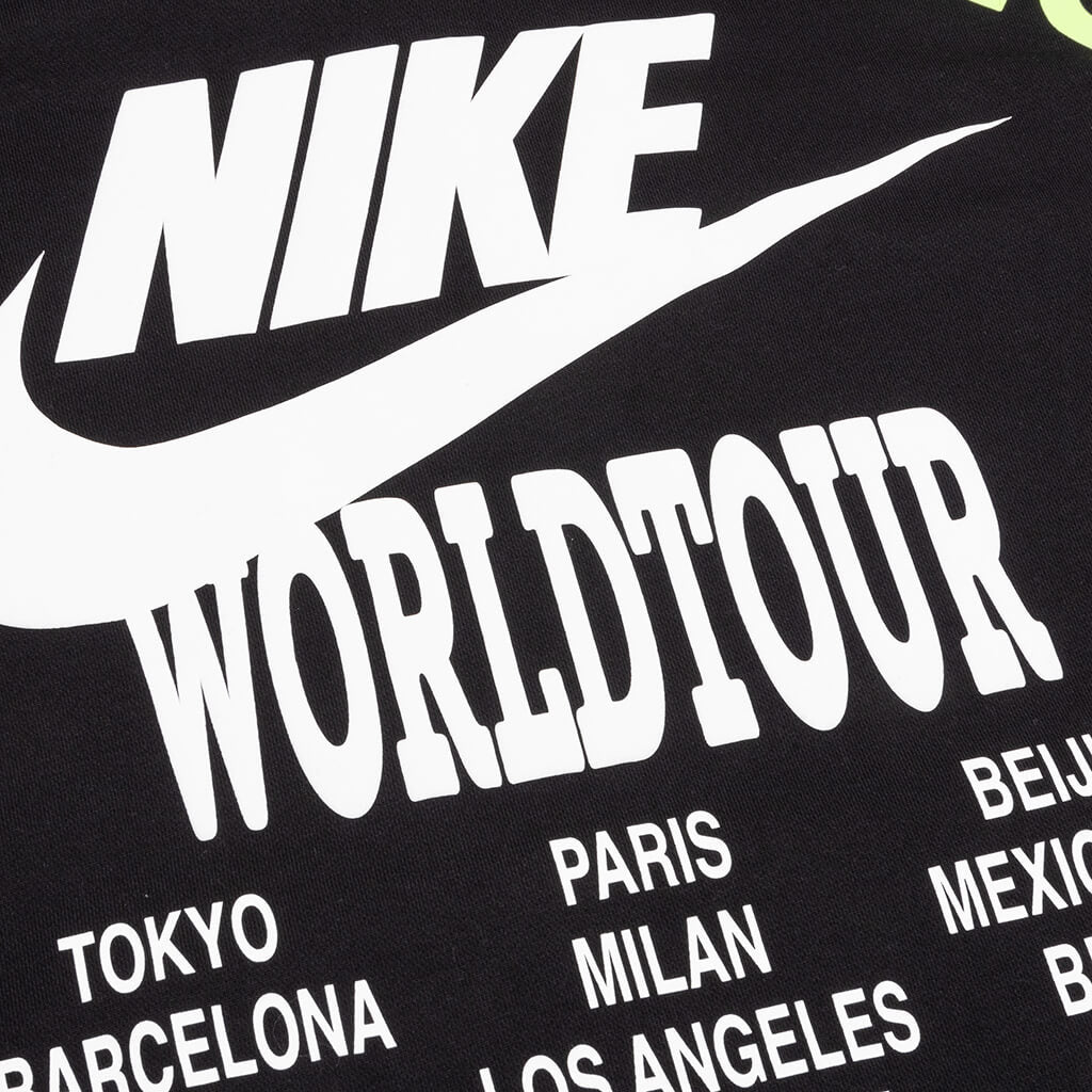 Sportswear World Tour Pullover French Terry Hoodie - Black