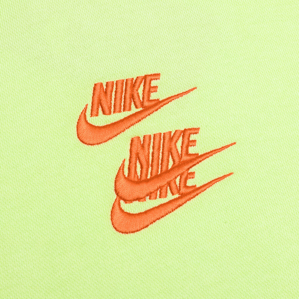 Sportswear World Tour Pullover French Terry Hoodie - Light Liquid Lime