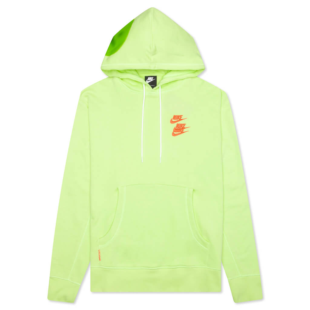 Sportswear World Tour Pullover French Terry Hoodie - Light Liquid Lime