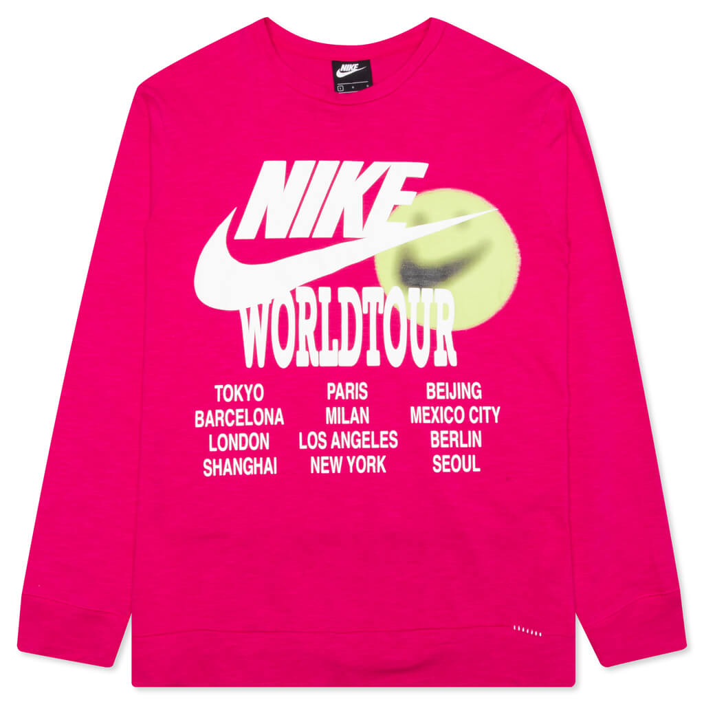 Sportswear World Tour World Tour L/S Top - Fireberry