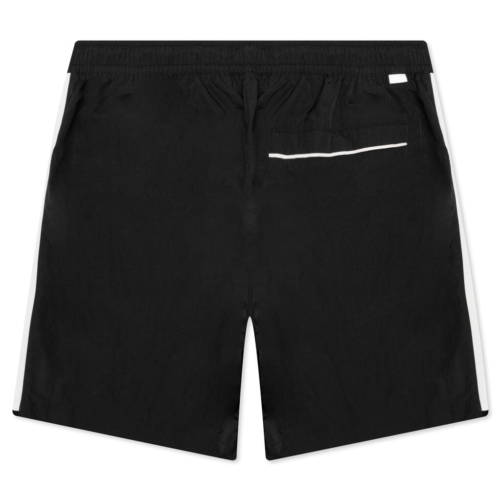 Unlined Woven Track Shorts - Black/Sail