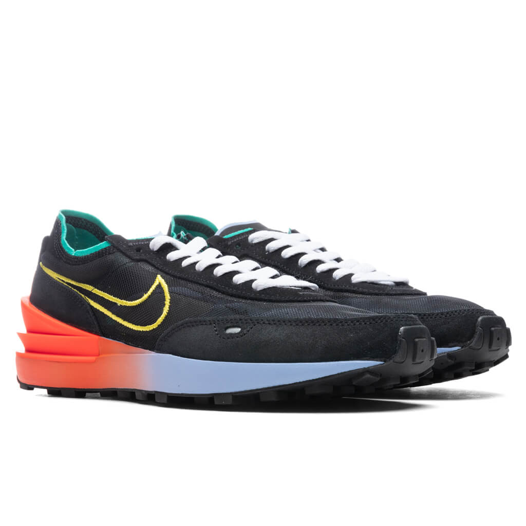Waffle One - Black/Yellow Strike/Hyper Crimson