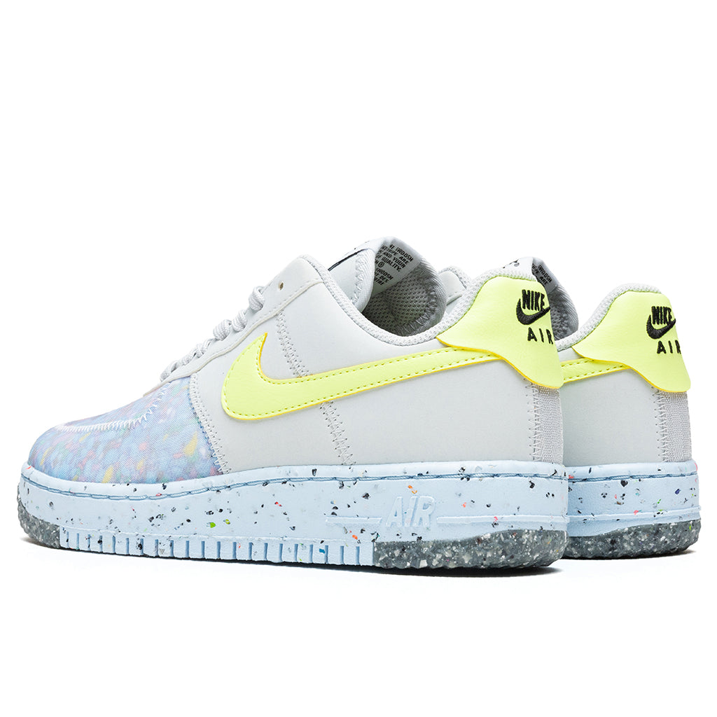 Women's Air Force 1 Crater - Pure Platinum/Barely Volt
