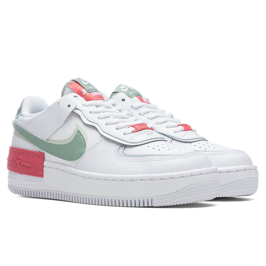Women's Air Force 1 Shadow - White/Jade Smoke