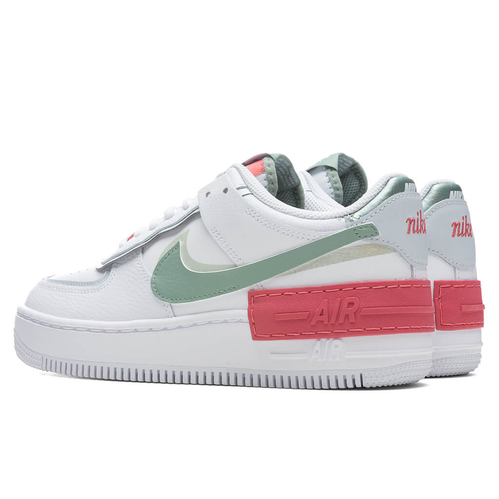 Women's Air Force 1 Shadow - White/Jade Smoke
