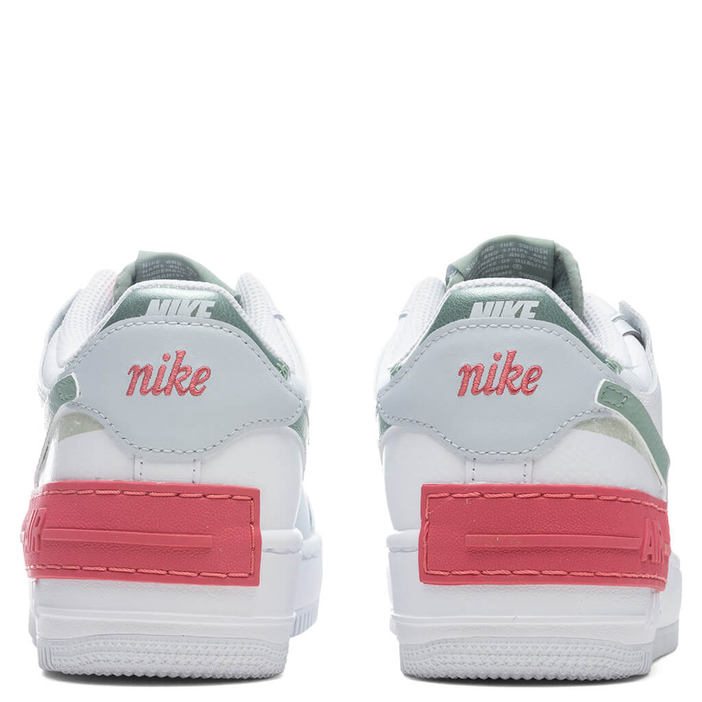 Women's Air Force 1 Shadow - White/Jade Smoke