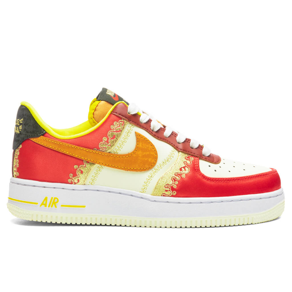 Women's Air Force 1 '07 PRM ‘Little Accra’ - Habanero Red/Light Curry/Coconut Milk