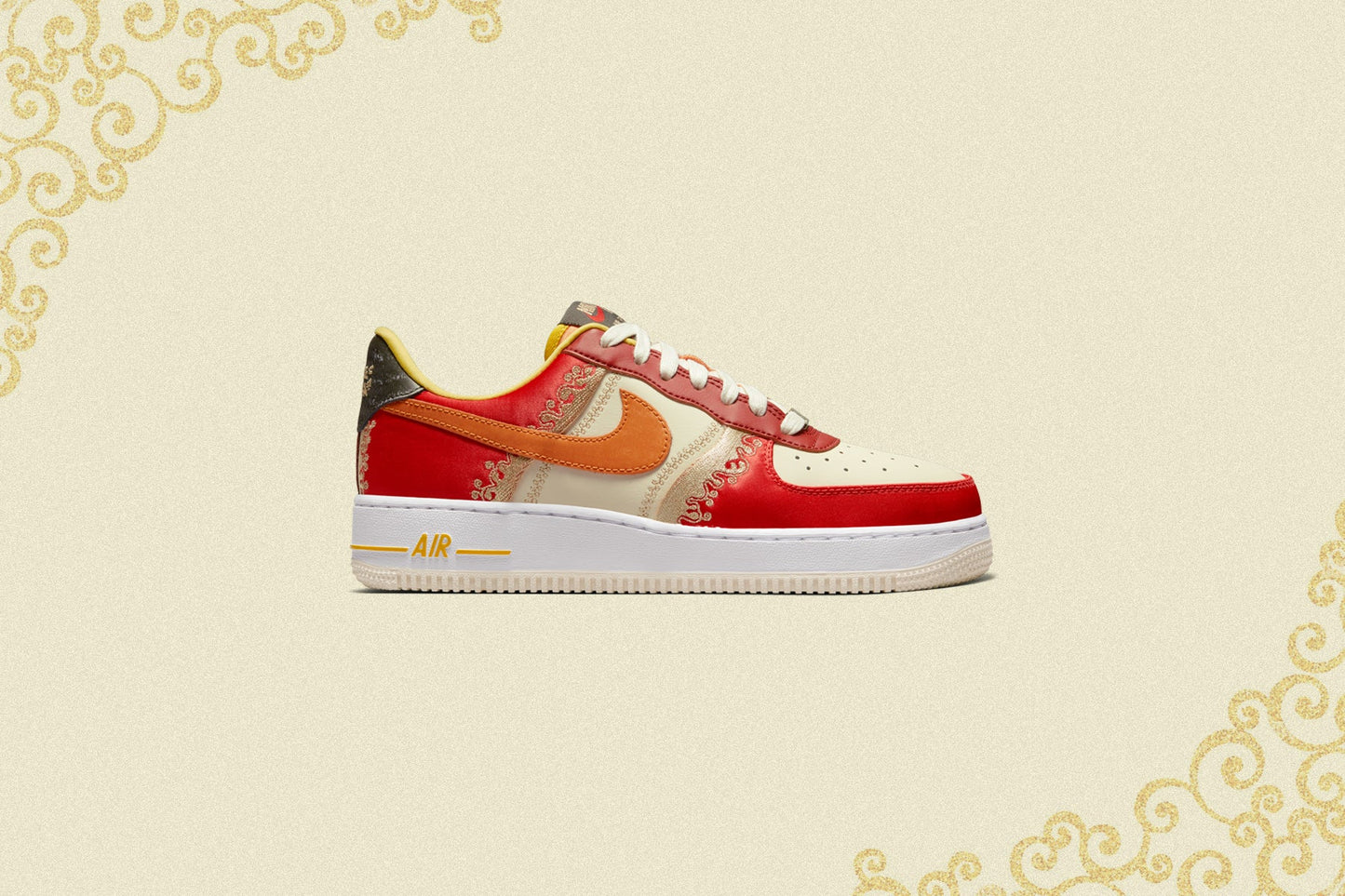 Women's Air Force 1 '07 PRM ‘Little Accra’ - Habanero Red/Light Curry/Coconut Milk