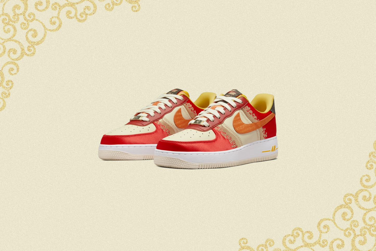 Women's Air Force 1 '07 PRM ‘Little Accra’ - Habanero Red/Light Curry/Coconut Milk
