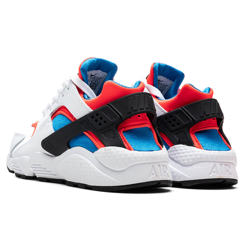 Women's Air Hurache - White/Bright Crimson/Photo Blue