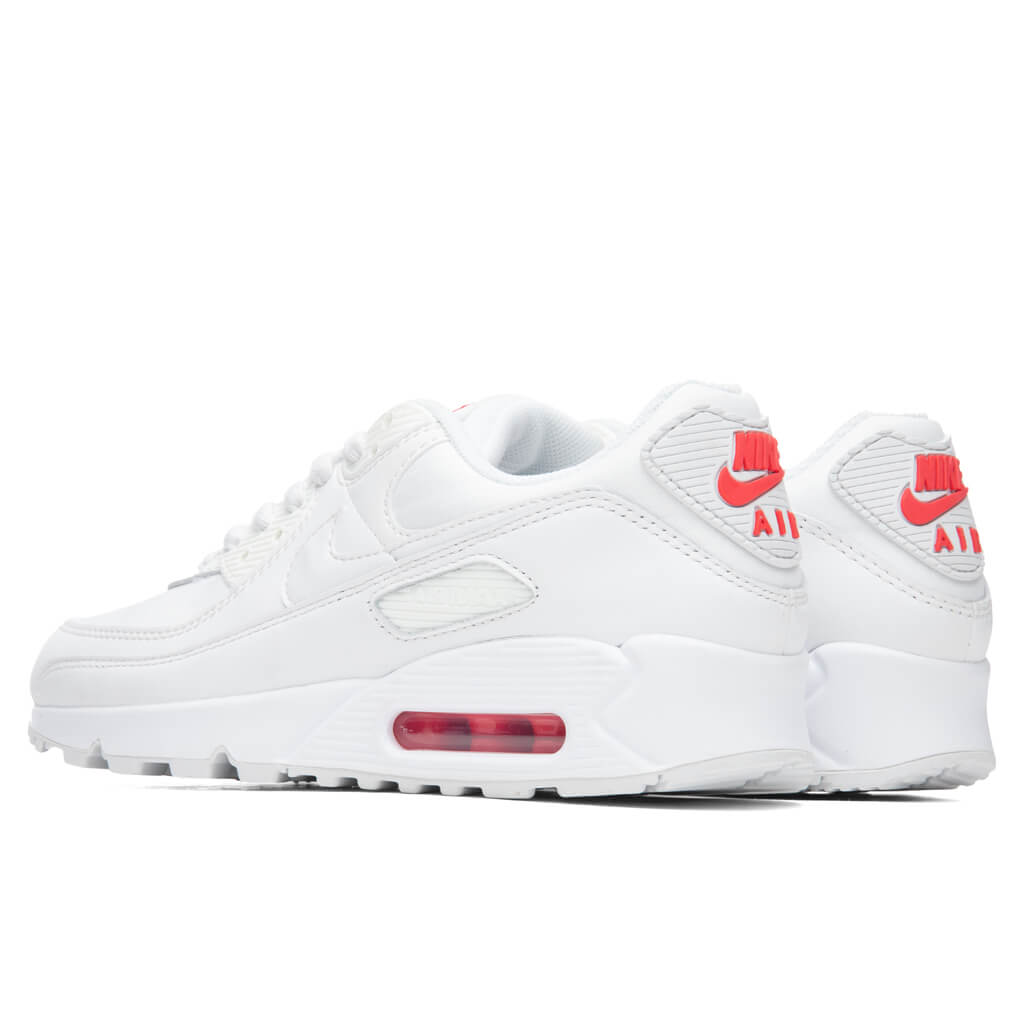 Women's Air Max 90 - Summit White/Siren Red
