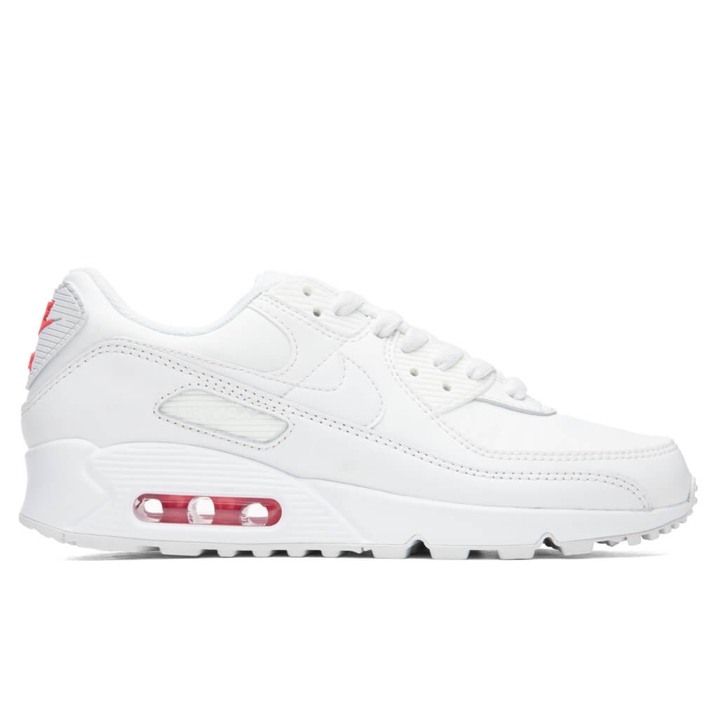 Women's Air Max 90 - Summit White/Siren Red