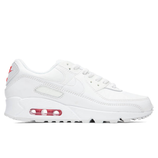 Women's Air Max 90 - Summit White/Siren Red