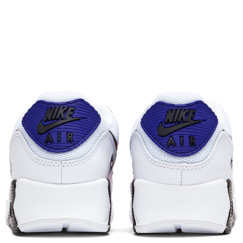 Women's Air Max 90 - White/Laser Orange