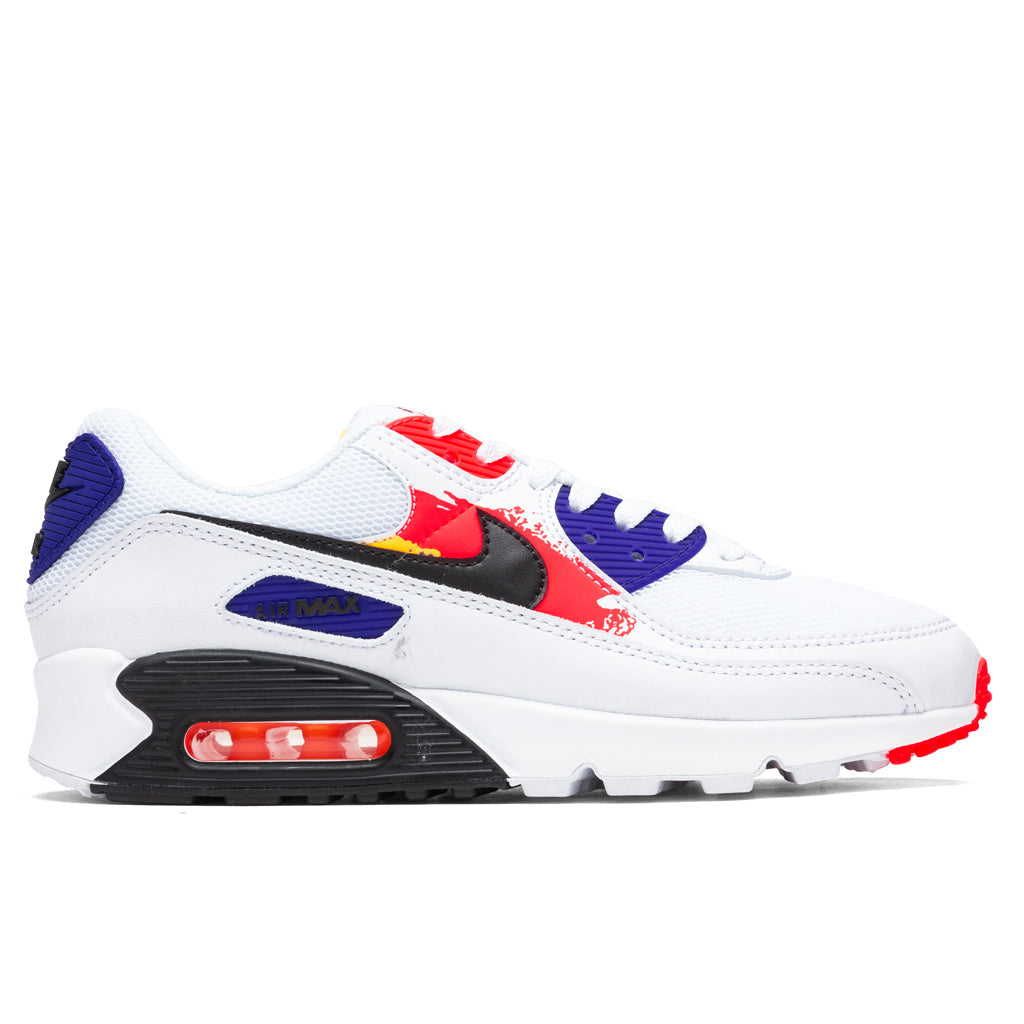 Women's Air Max 90 - White/Laser Orange