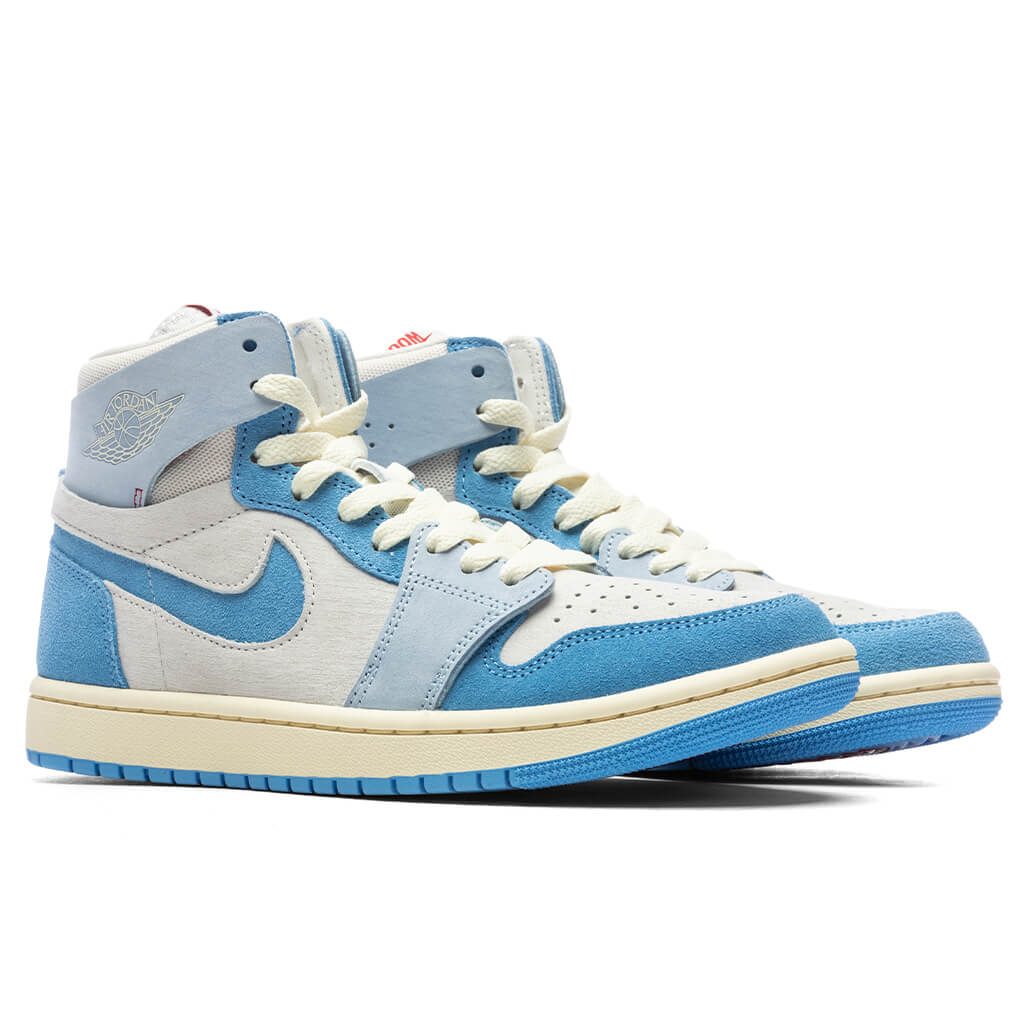 Women's Air Jordan 1 Zoom CMFT 2 University Blue - Phantom/University Blue