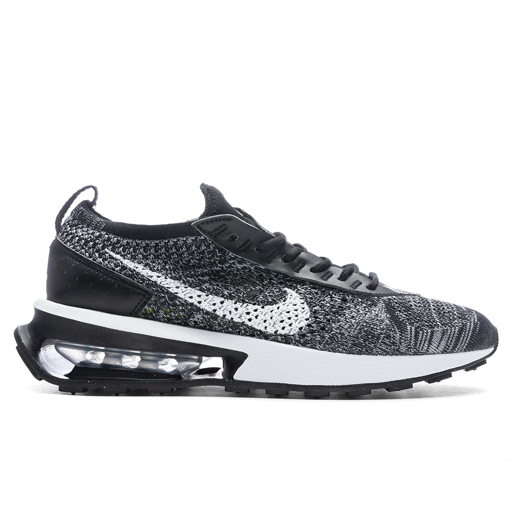 Women's Air Max Flyknit Racer - Black/White