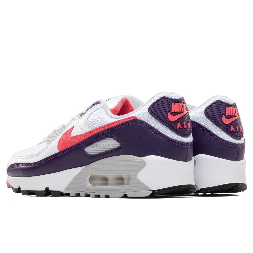 Women's Air Max III - White/Eggplant