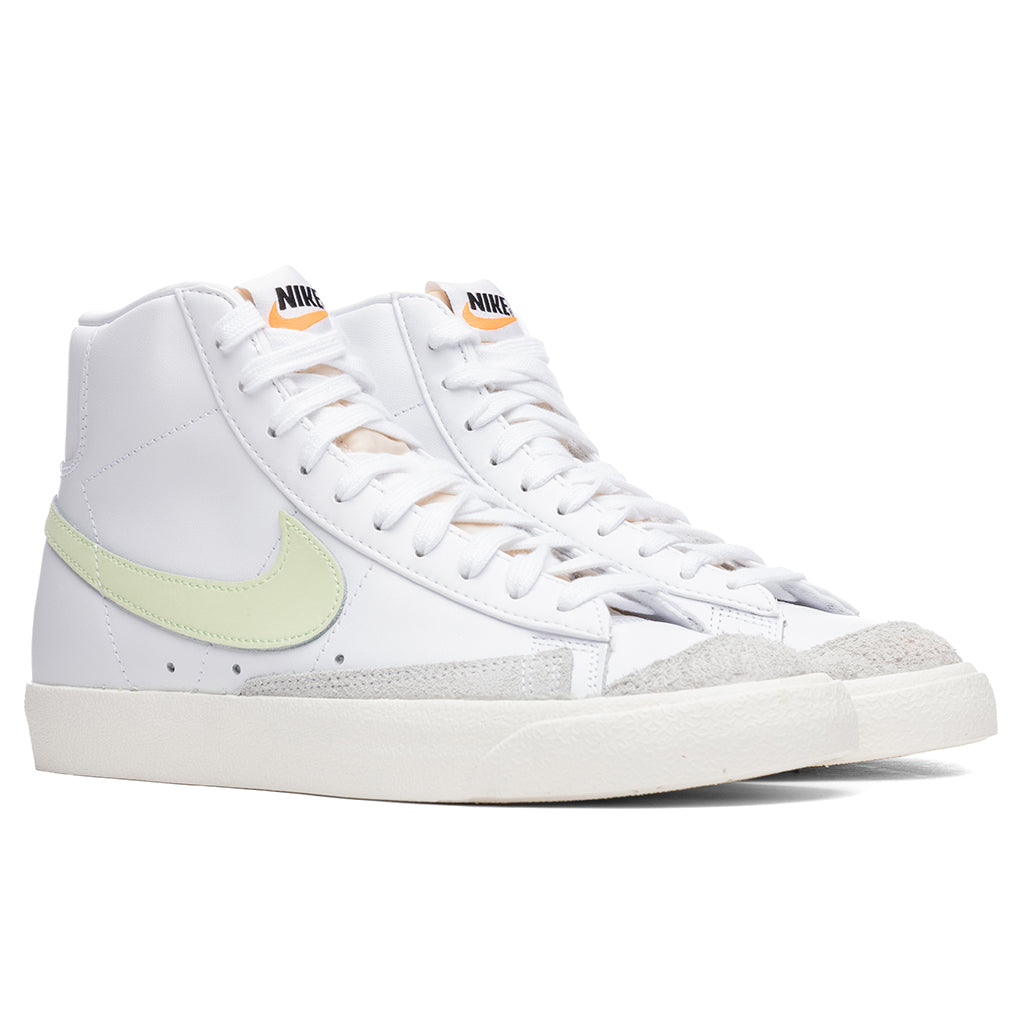 Women's Blazer Mid '77 - White/Barely Volt/Total Orange