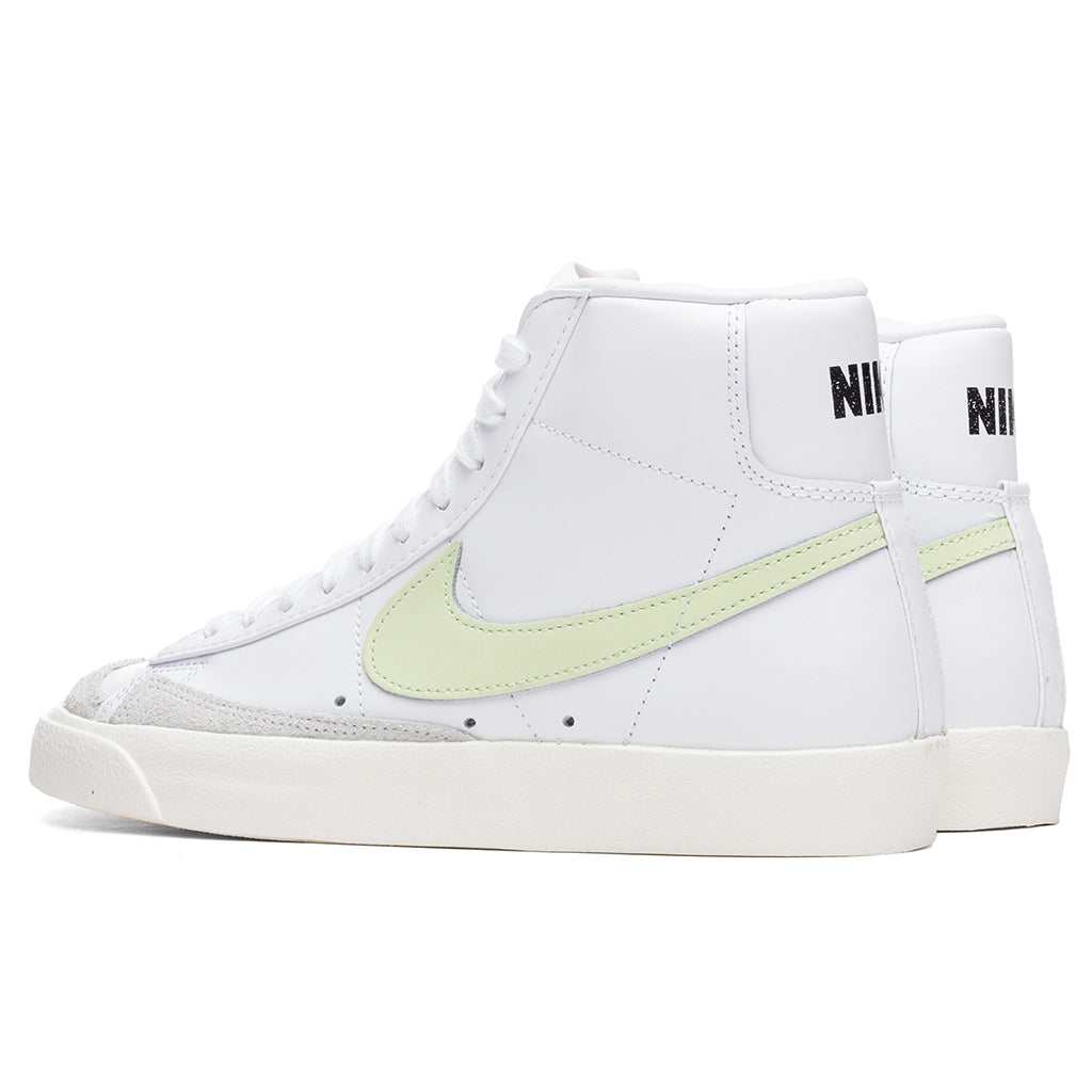 Women's Blazer Mid '77 - White/Barely Volt/Total Orange