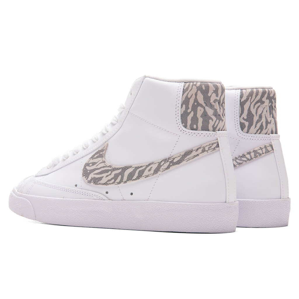 Women's Blazer Mid '77 SE 'Zebra' - White/Particle Grey